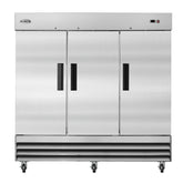 82 in. Three-Door Reach-In Freezer 72 cu ft. RIF-3D-SS.